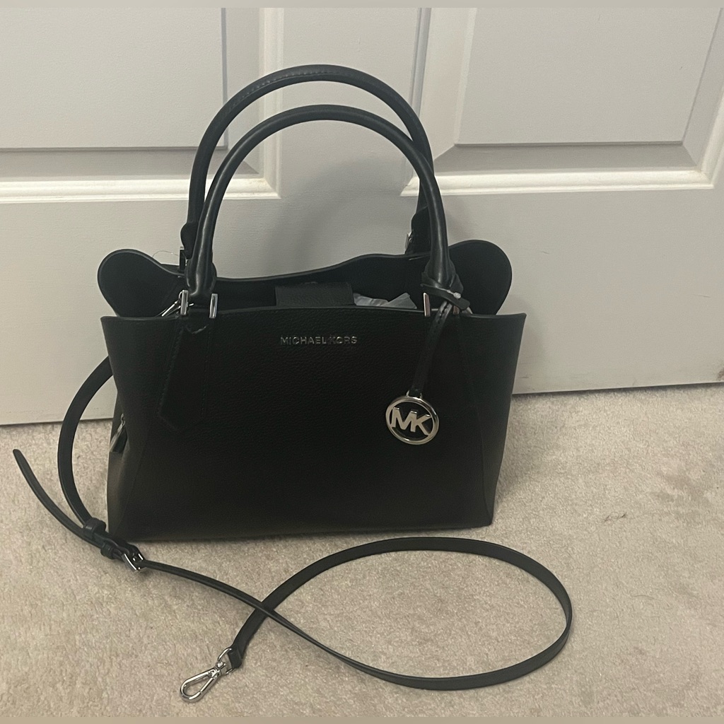 Michael Kors Large Kimberly Black Crossbody/Satchel Bag